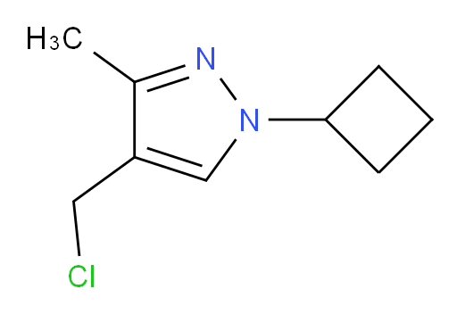 4-(chloromethyl)-1-cyclobutyl-3-methyl-1H-pyrazole