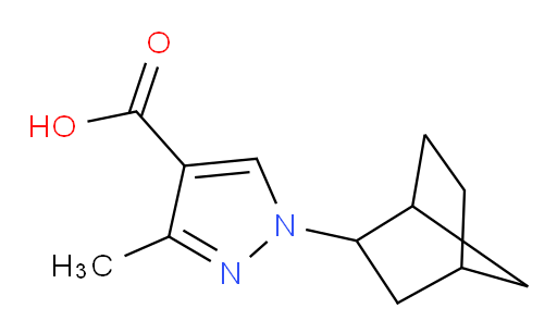 1-{bicyclo[2.2.1]heptan-2-yl}-3-methyl-1H-pyrazole-4-carboxylic acid