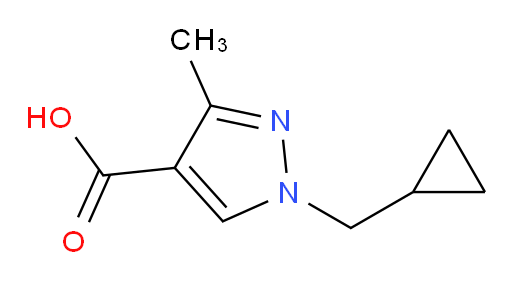 1-(cyclopropylmethyl)-3-methyl-1H-pyrazole-4-carboxylic acid