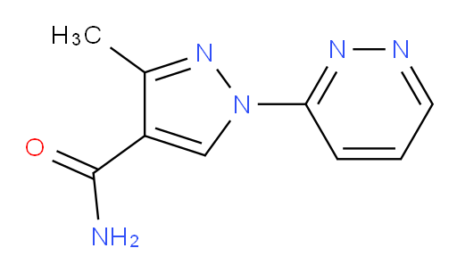 3-methyl-1-(pyridazin-3-yl)-1H-pyrazole-4-carboxamide