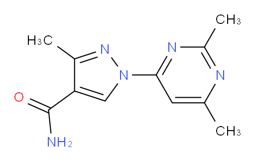 1-(2,6-dimethylpyrimidin-4-yl)-3-methyl-1H-pyrazole-4-carboxamide