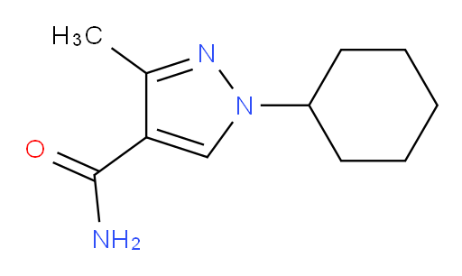 1-cyclohexyl-3-methyl-1H-pyrazole-4-carboxamide