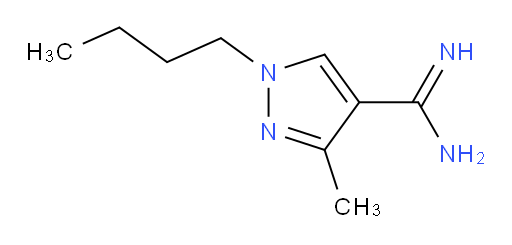 1-butyl-3-methyl-1H-pyrazole-4-carboximidamide