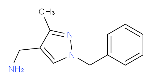 (1-benzyl-3-methyl-1H-pyrazol-4-yl)methanamine