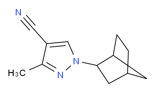 1-{bicyclo[2.2.1]heptan-2-yl}-3-methyl-1H-pyrazole-4-carbonitrile