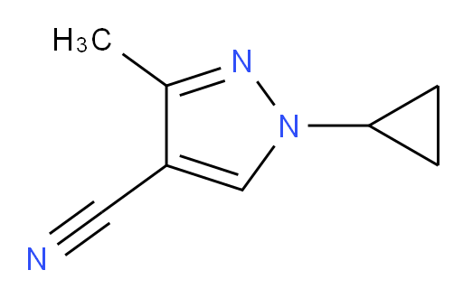 1-cyclopropyl-3-methyl-1H-pyrazole-4-carbonitrile