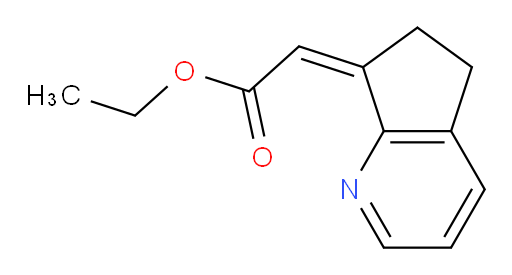 ethyl 2-[(7Z)-5H,6H,7H-cyclopenta[b]pyridin-7-ylidene]acetate