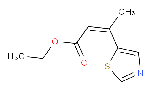 ethyl (2Z)-3-(1,3-thiazol-5-yl)but-2-enoate