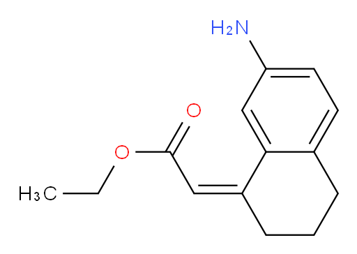 ethyl 2-[(1Z)-7-amino-1,2,3,4-tetrahydronaphthalen-1-ylidene]acetate