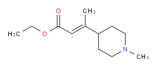 ethyl (2E)-3-(1-methylpiperidin-4-yl)but-2-enoate