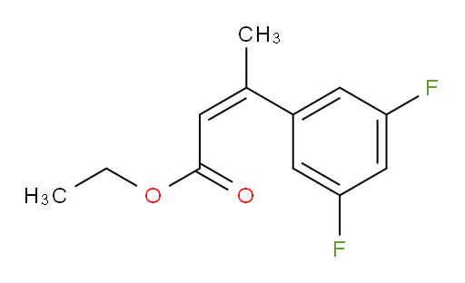 ethyl (2Z)-3-(3,5-difluorophenyl)but-2-enoate