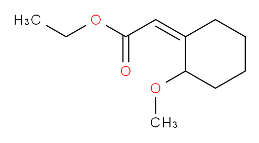 ethyl 2-[(1Z)-2-methoxycyclohexylidene]acetate