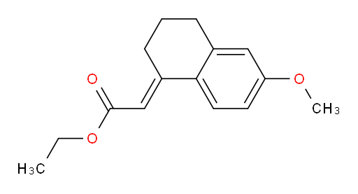 ethyl 2-[(1E)-6-methoxy-1,2,3,4-tetrahydronaphthalen-1-ylidene]acetate