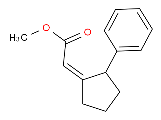 methyl 2-[(1Z)-2-phenylcyclopentylidene]acetate