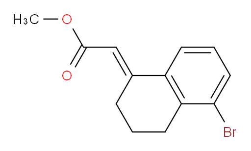 methyl 2-[(1E)-5-bromo-1,2,3,4-tetrahydronaphthalen-1-ylidene]acetate