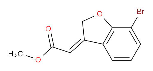 methyl 2-[(3Z)-7-bromo-2,3-dihydro-1-benzofuran-3-ylidene]acetate