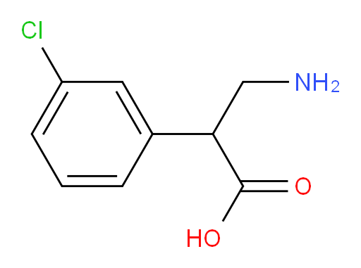 3-amino-2-(3-chlorophenyl)propanoic acid