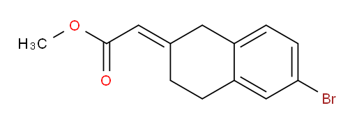 methyl 2-[(2E)-6-bromo-1,2,3,4-tetrahydronaphthalen-2-ylidene]acetate
