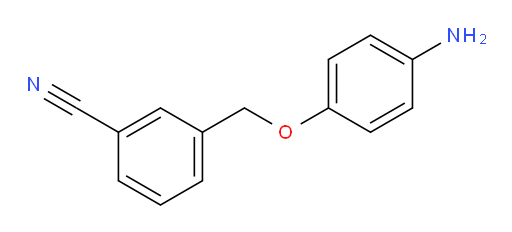 3-[(4-aminophenoxy)methyl]benzonitrile