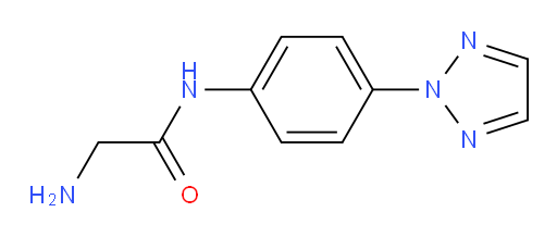 2-amino-N-[4-(2H-1,2,3-triazol-2-yl)phenyl]acetamide