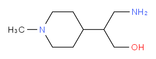 3-amino-2-(1-methylpiperidin-4-yl)propan-1-ol