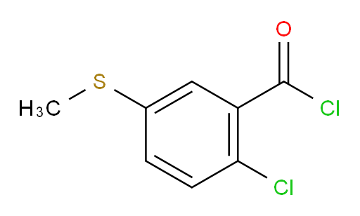 2-chloro-5-(methylsulfanyl)benzoyl chloride