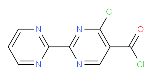 4-chloro-2-(pyrimidin-2-yl)pyrimidine-5-carbonyl chloride