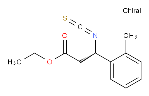 ethyl (3S)-3-isothiocyanato-3-(2-methylphenyl)propanoate