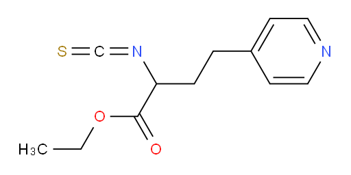 ethyl 2-isothiocyanato-4-(pyridin-4-yl)butanoate