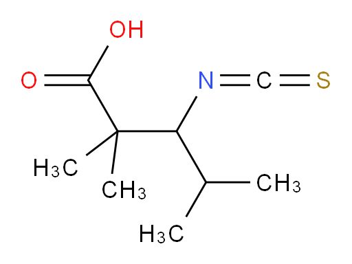 3-isothiocyanato-2,2,4-trimethylpentanoic acid