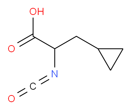 3-cyclopropyl-2-isocyanatopropanoic acid