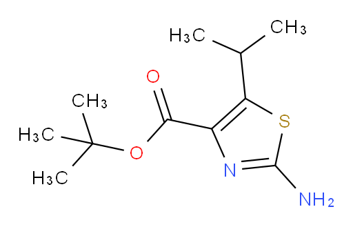 tert-butyl 2-amino-5-(propan-2-yl)-1,3-thiazole-4-carboxylate