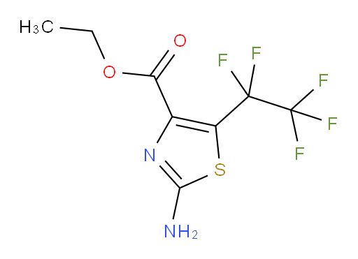 ethyl 2-amino-5-(pentafluoroethyl)-1,3-thiazole-4-carboxylate
