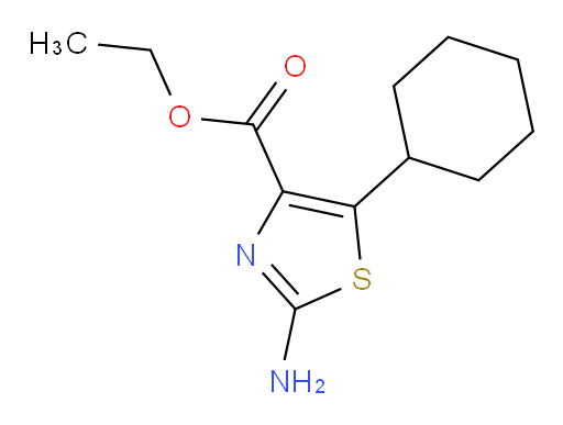 ethyl 2-amino-5-cyclohexyl-1,3-thiazole-4-carboxylate