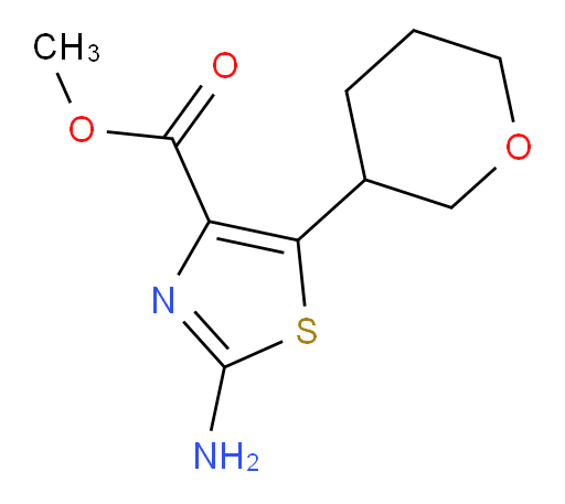 methyl 2-amino-5-(oxan-3-yl)-1,3-thiazole-4-carboxylate