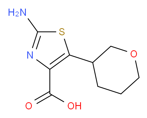 2-amino-5-(oxan-3-yl)-1,3-thiazole-4-carboxylic acid