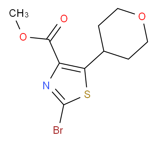 methyl 2-bromo-5-(oxan-4-yl)-1,3-thiazole-4-carboxylate
