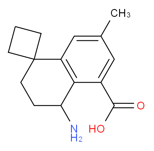 4'-amino-7'-methyl-3',4'-dihydro-2'H-spiro[cyclobutane-1,1'-naphthalene]-5'-carboxylic acid