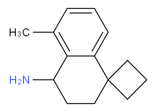 5'-methyl-3',4'-dihydro-2'H-spiro[cyclobutane-1,1'-naphthalene]-4'-amine