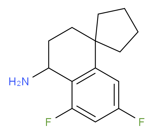 5',7'-difluoro-3',4'-dihydro-2'H-spiro[cyclopentane-1,1'-naphthalene]-4'-amine