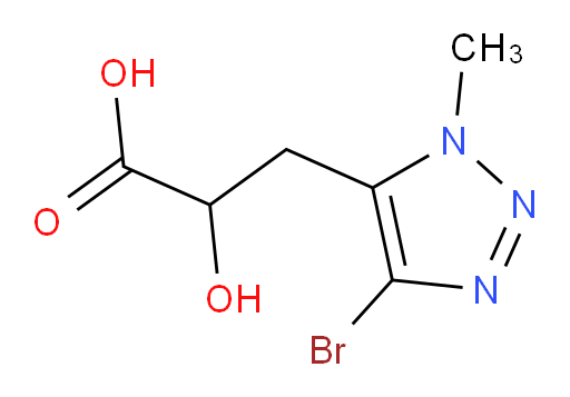 3-(4-bromo-1-methyl-1H-1,2,3-triazol-5-yl)-2-hydroxypropanoic acid