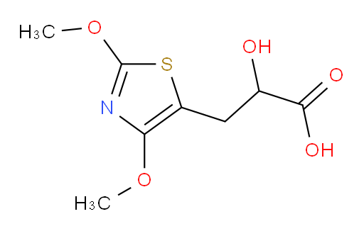 3-(dimethoxy-1,3-thiazol-5-yl)-2-hydroxypropanoic acid