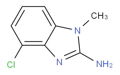 4-chloro-1-methyl-1H-1,3-benzodiazol-2-amine