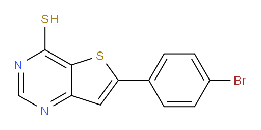 6-(4-bromophenyl)thieno[3,2-d]pyrimidine-4-thiol