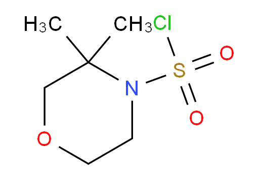 3,3-dimethylmorpholine-4-sulfonyl chloride