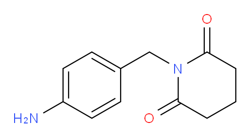 1-[(4-aminophenyl)methyl]piperidine-2,6-dione