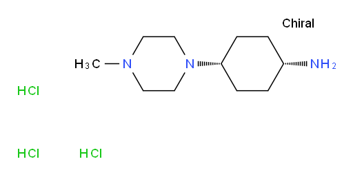 rac-(1s,4s)-4-(4-methylpiperazin-1-yl)cyclohexan-1-amine trihydrochloride
