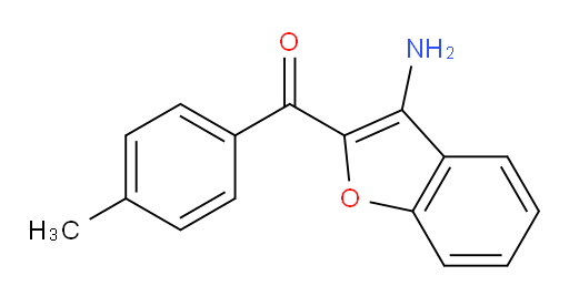 2-(4-methylbenzoyl)-1-benzofuran-3-amine