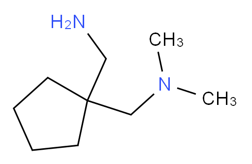 {1-[(dimethylamino)methyl]cyclopentyl}methanamine