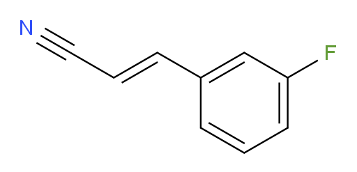 3-(3-fluorophenyl)prop-2-enenitrile